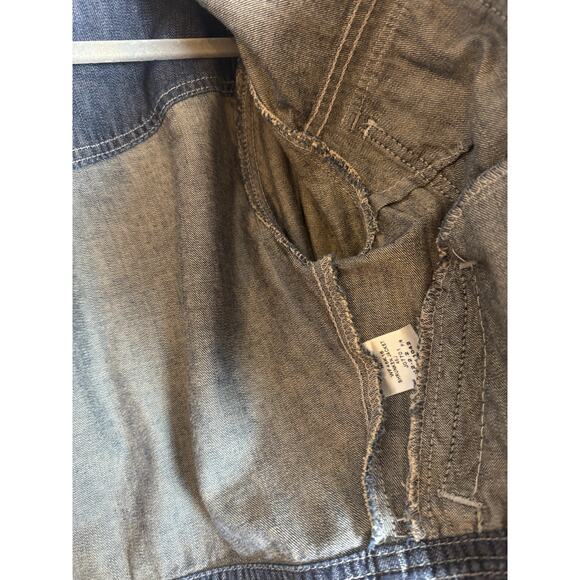 Vintage Y2K Calvin Klein Jeans Shrunken Cropped Denim Jacket Medium - Picture 11 of 11